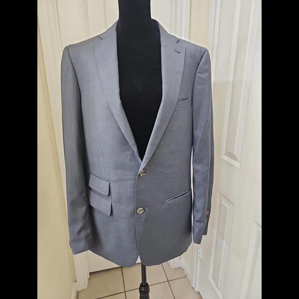 INDOCHINO Gray Sport‎ Coat 44R Wool Retail $369